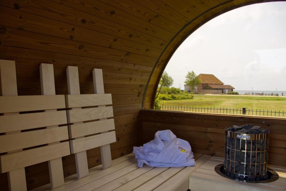 Inselblume 82 - Bungalow Am Suedstrand Mit Meerblick Burgtiefe auf Fehmarn Extérieur photo